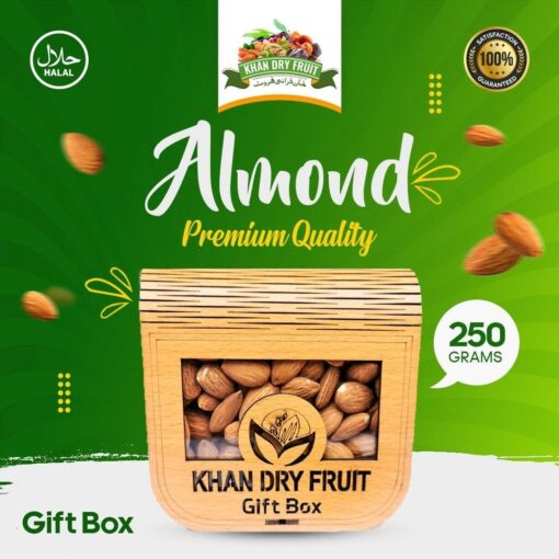 Almond Nuts Gift box (250gm Pack)
