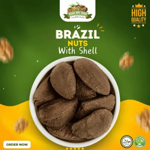 Brazilian Nuts With Shell (250gm Pack)